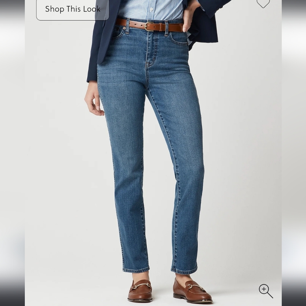 J Crew Classic Vintage Medium Wash Jeans Womens 27